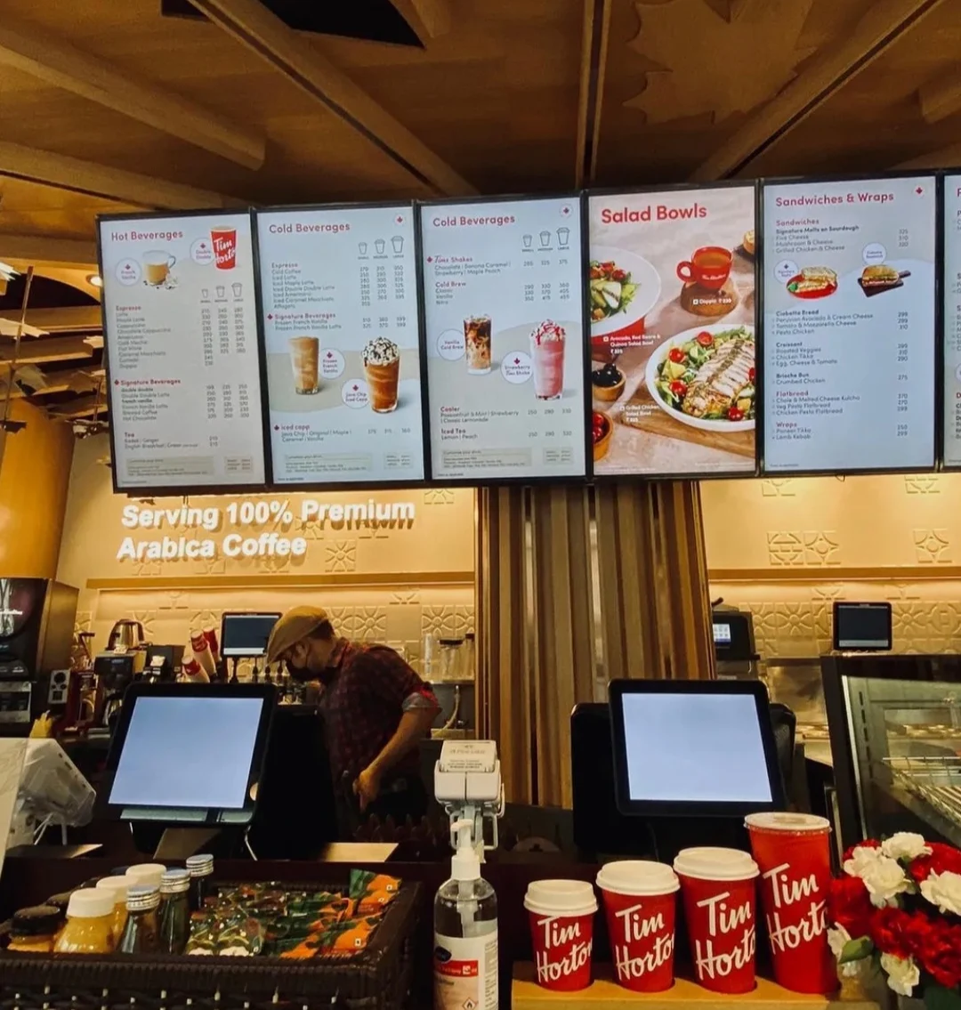 Menu, Tim Hortons