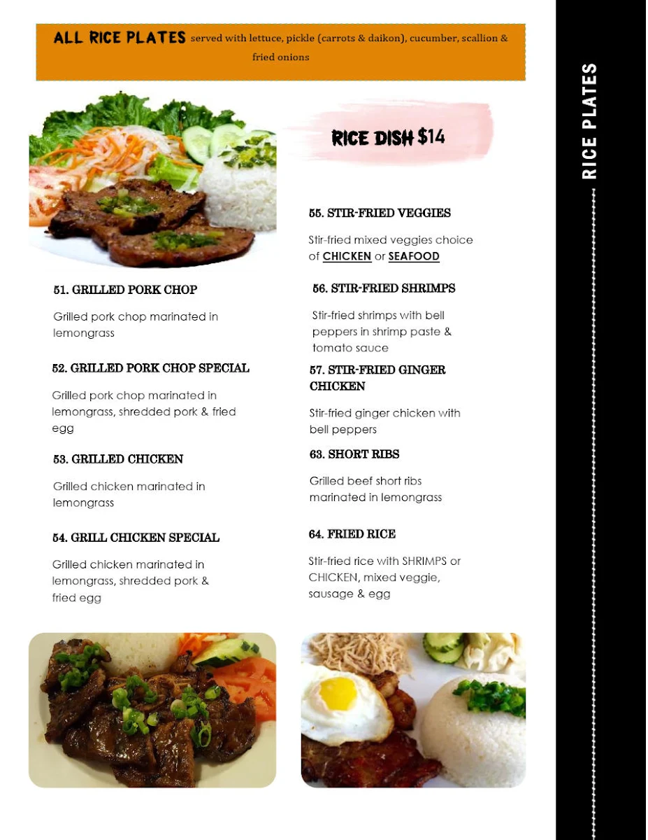 Menu, Green Leaf Bistro