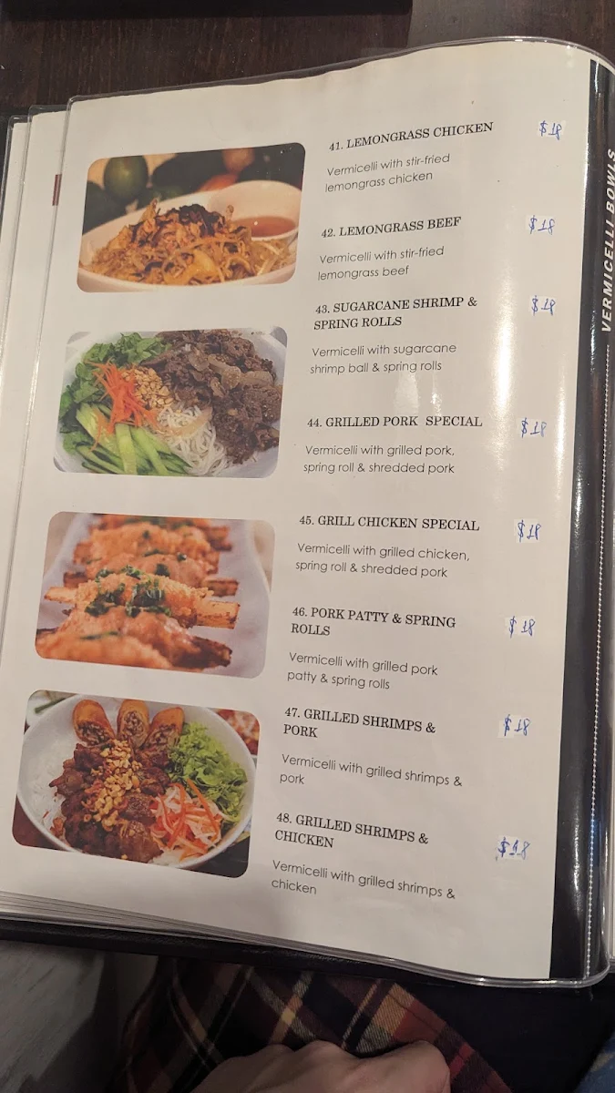 Menu, Green Leaf Bistro
