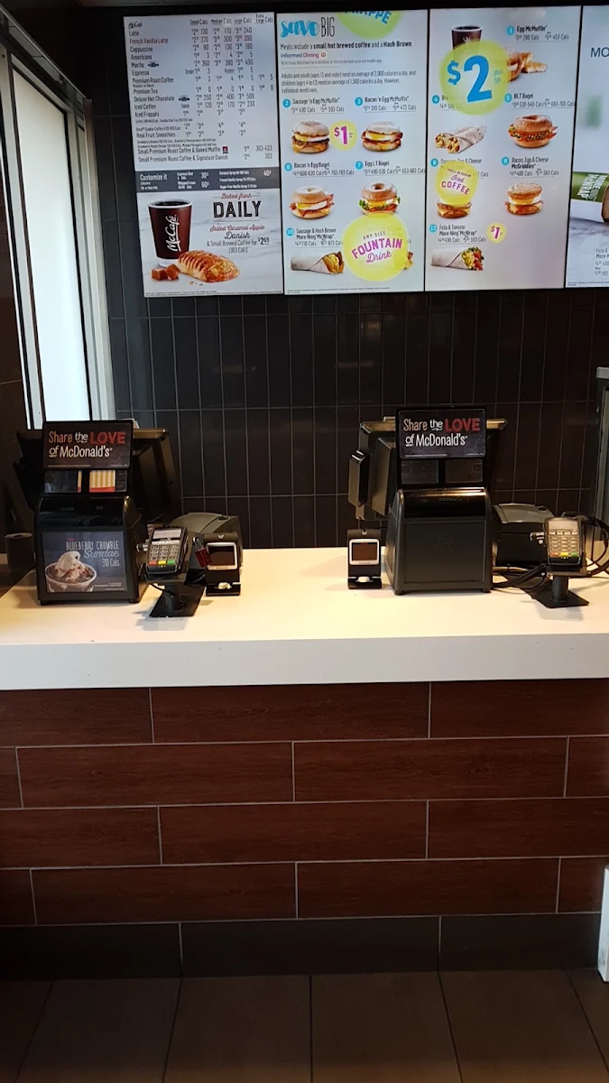 Menu, McDonald's