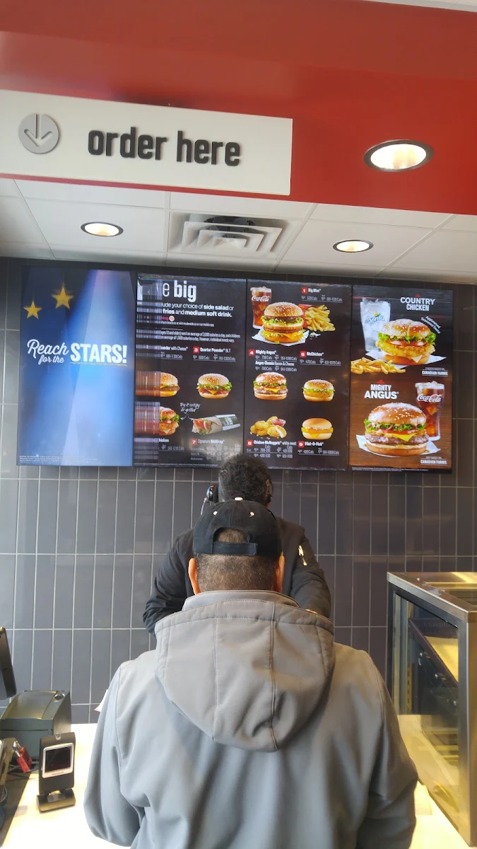 Menu, McDonald's