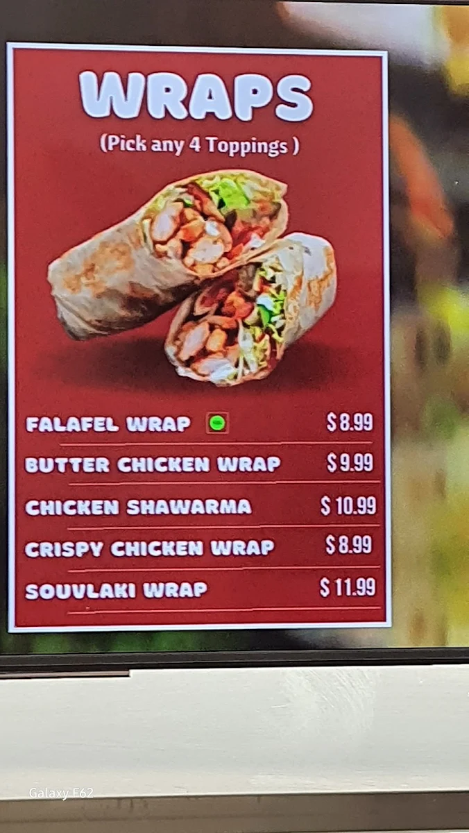 Menu, Chickbites