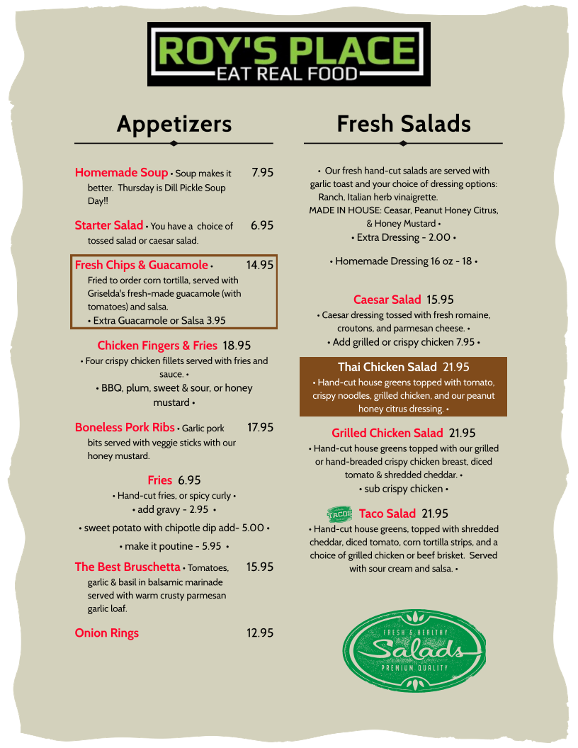 Menu photo 1