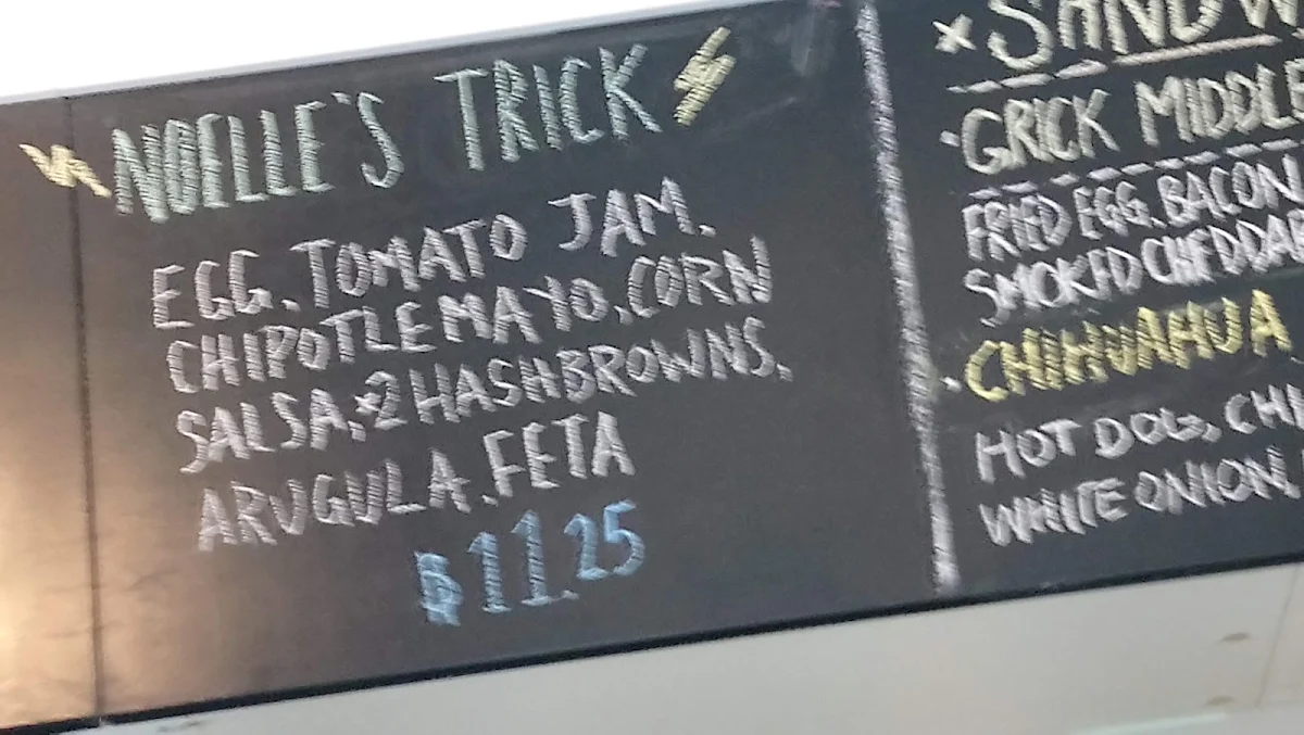 Menu, Farrow Garneau