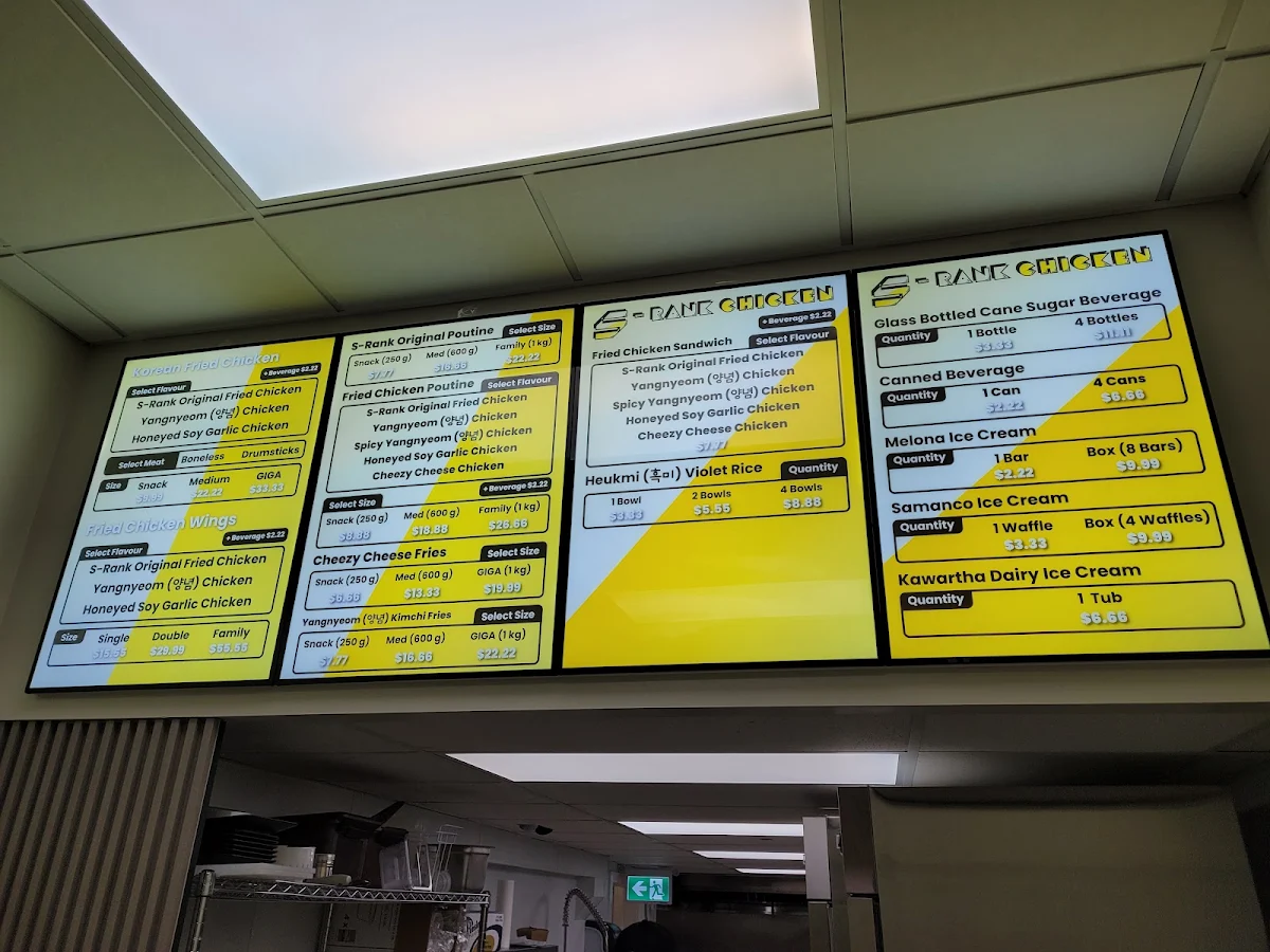 Menu, S-Rank Chicken