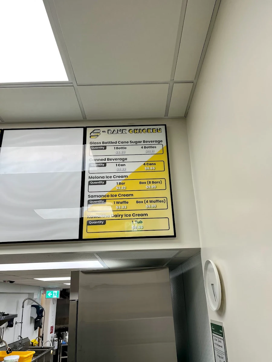 Menu, S-Rank Chicken