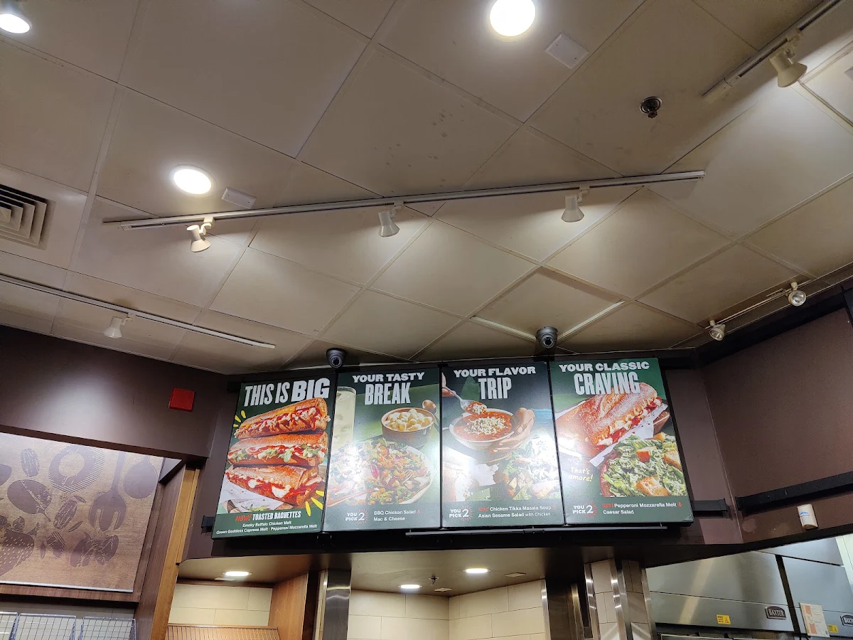 Menu, Panera Bread