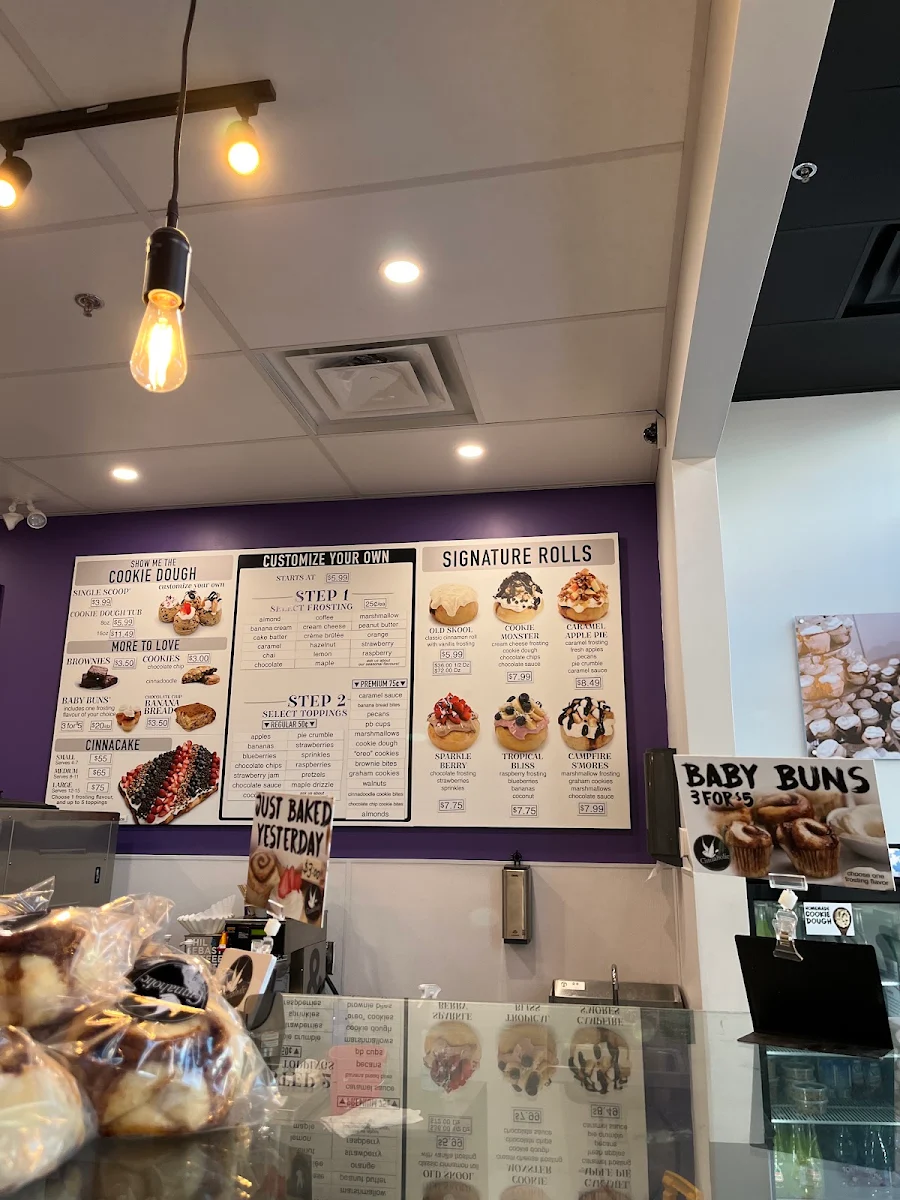 Menu, Cinnaholic