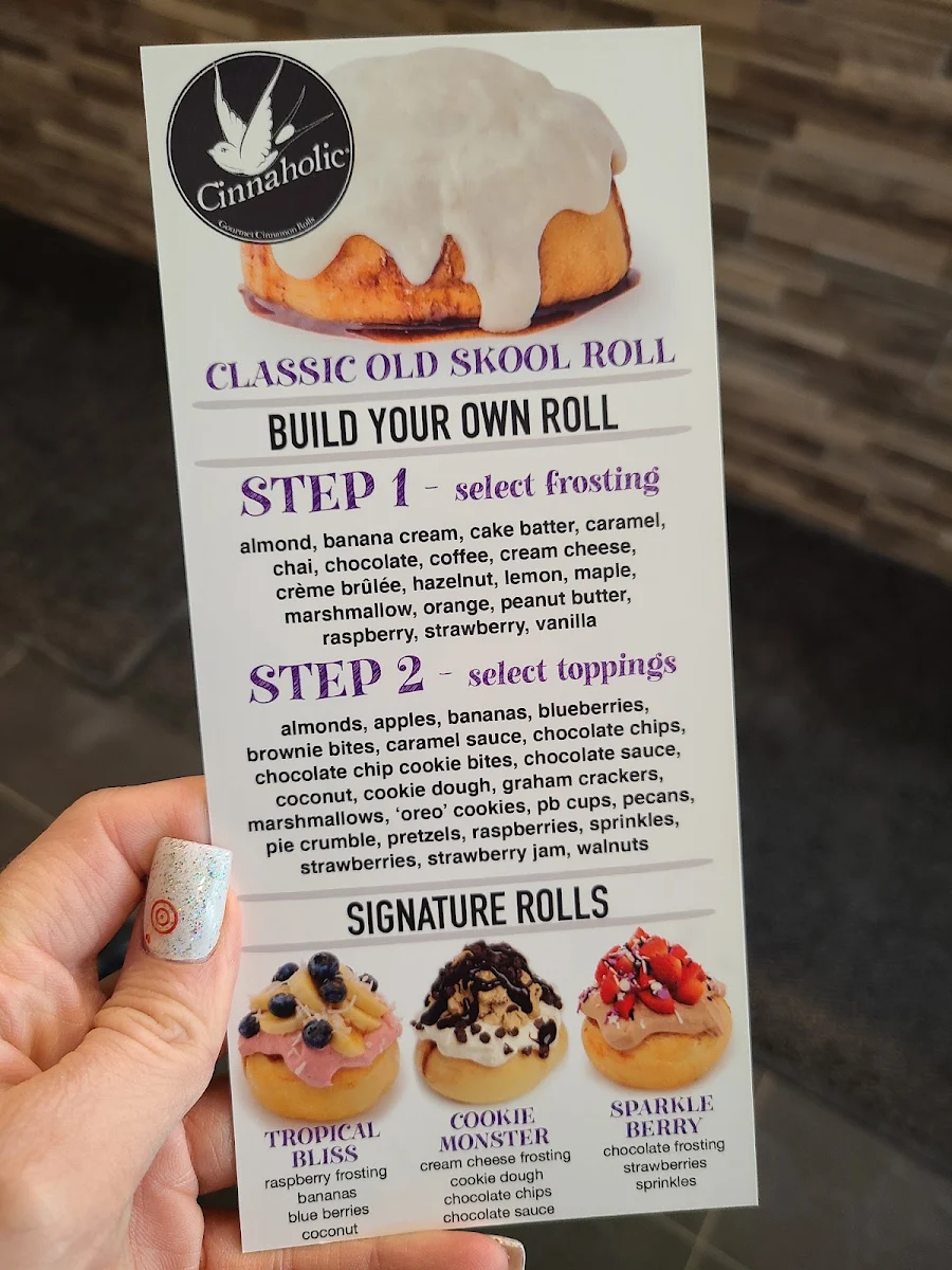 Menu, Cinnaholic