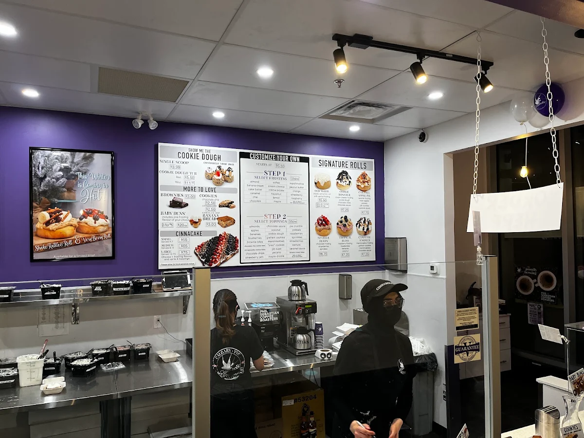 Menu, Cinnaholic