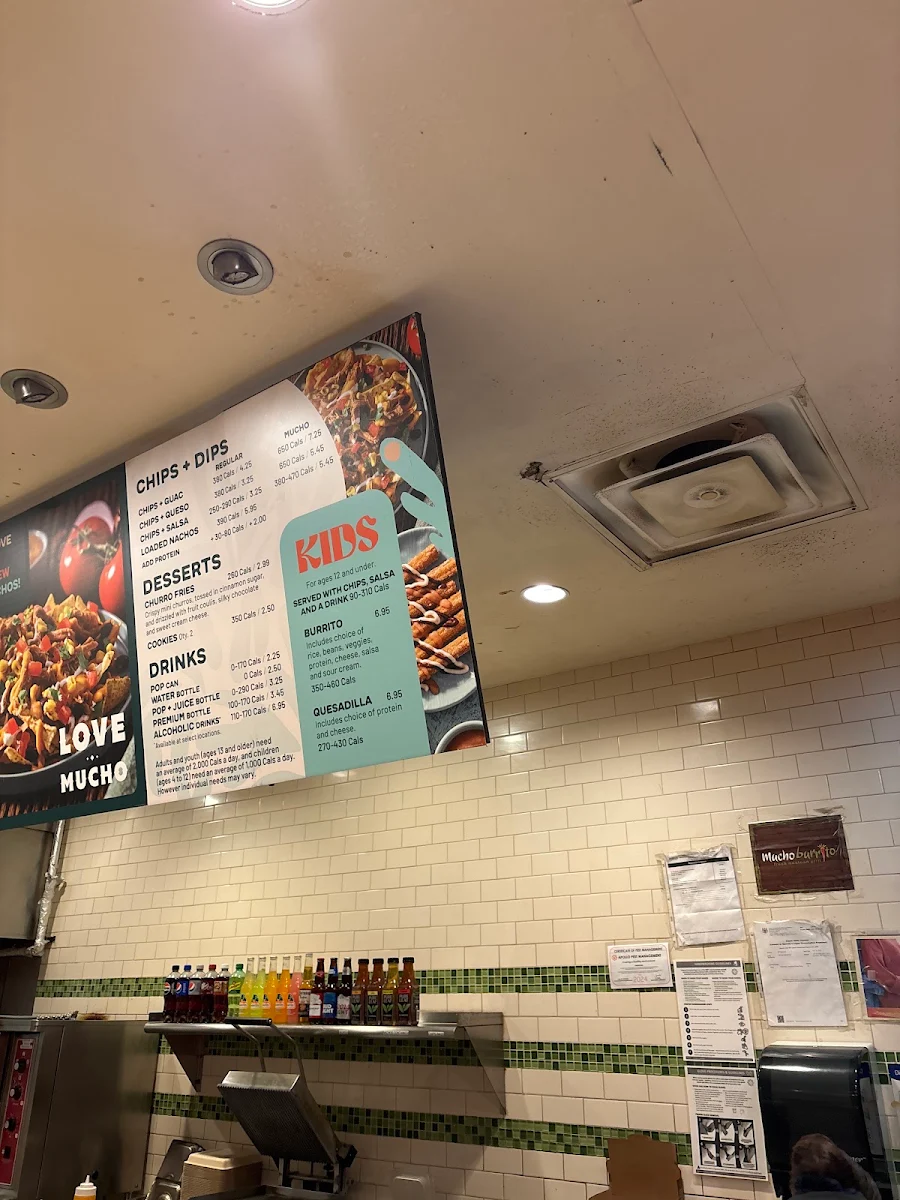 Menu, Mucho Burrito Fresh Mexican Grill