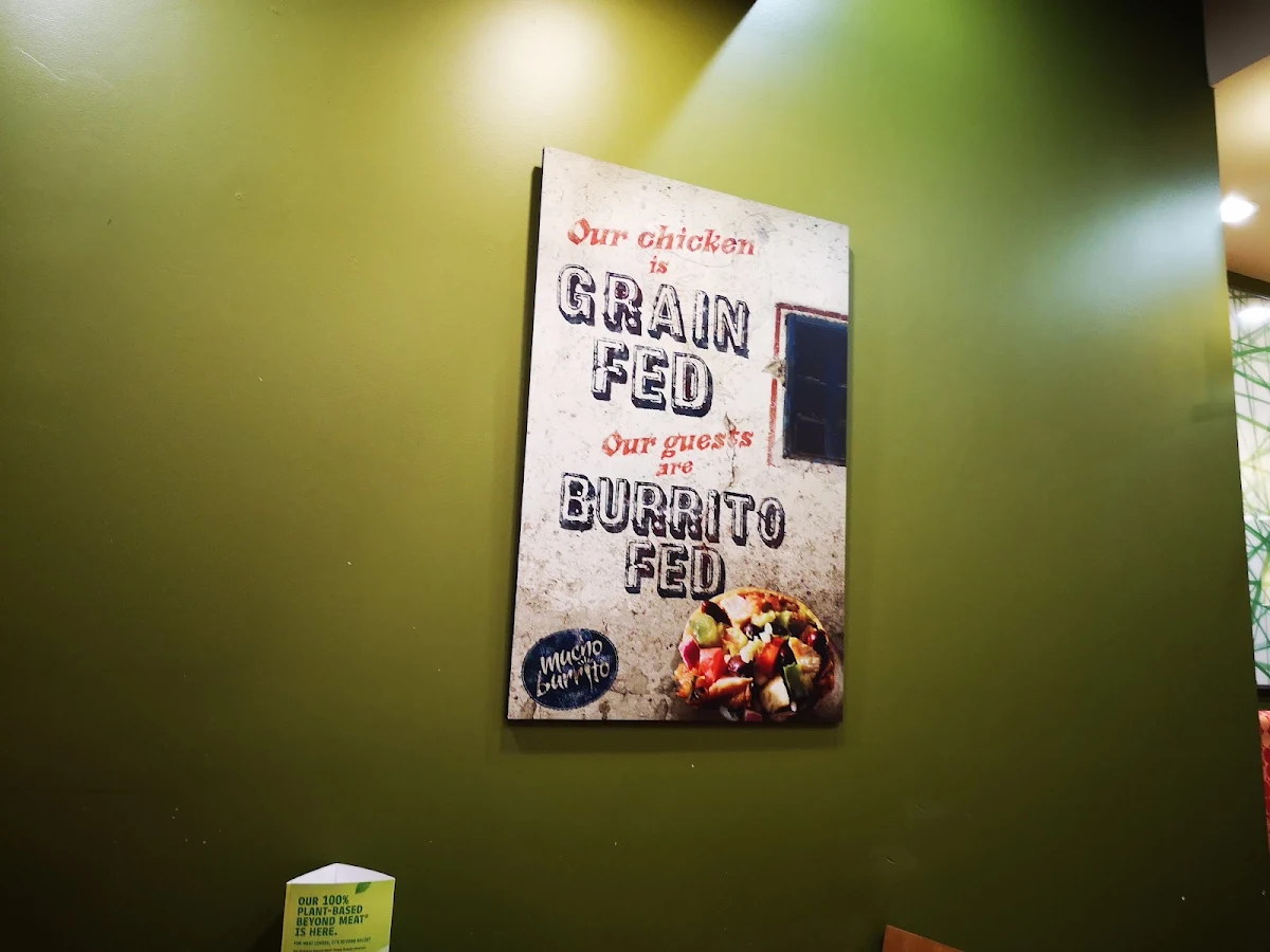 Menu, Mucho Burrito Fresh Mexican Grill