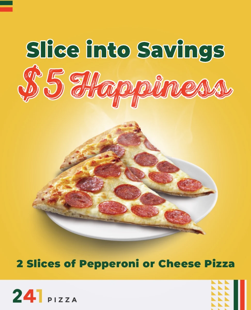 Menu, 241 Pizza