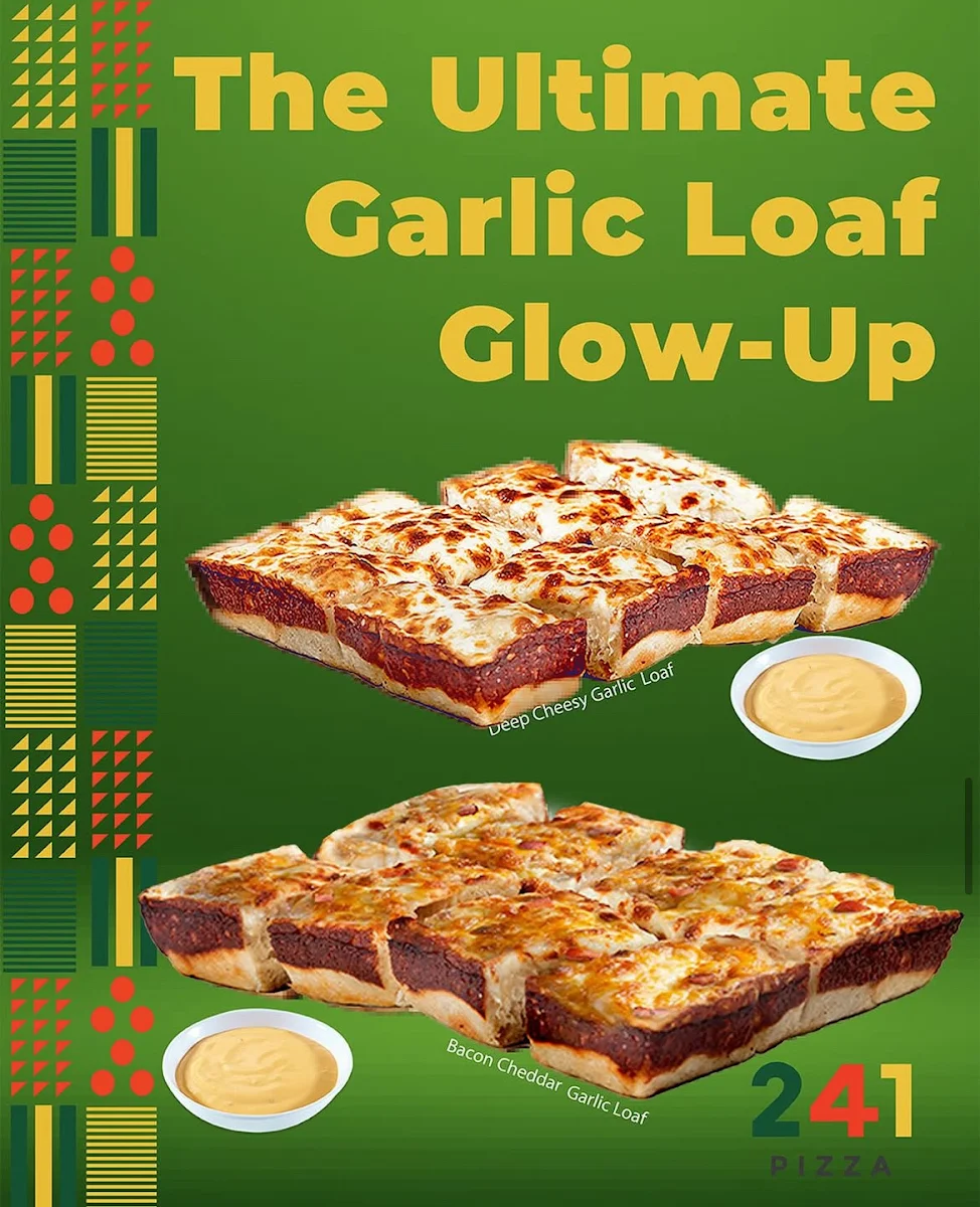 Menu, 241 Pizza
