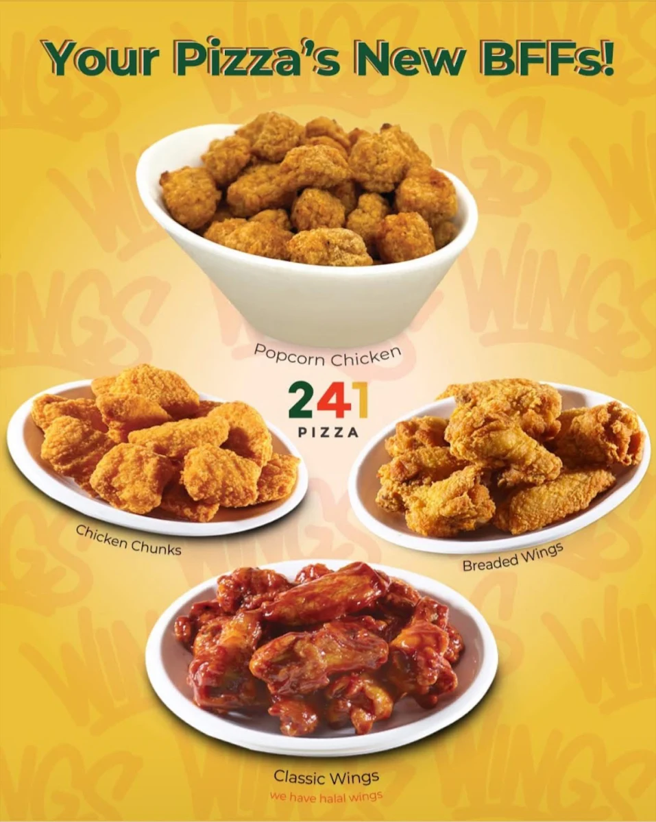 Menu, 241 Pizza