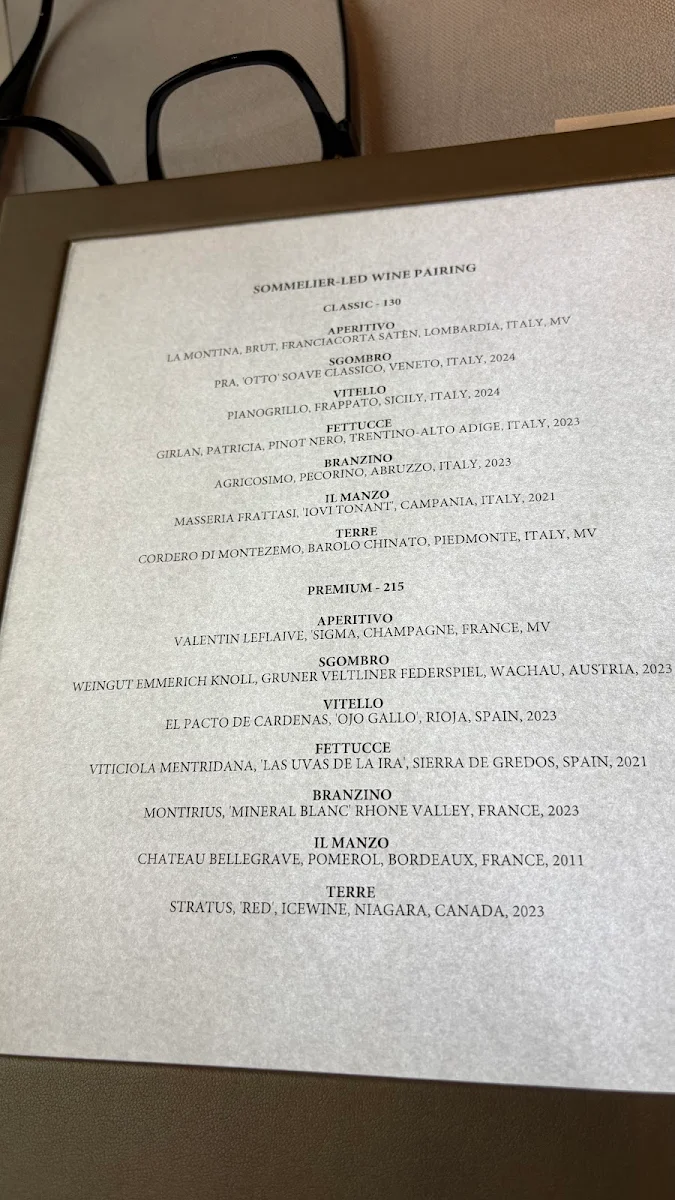 Menu, DaNico