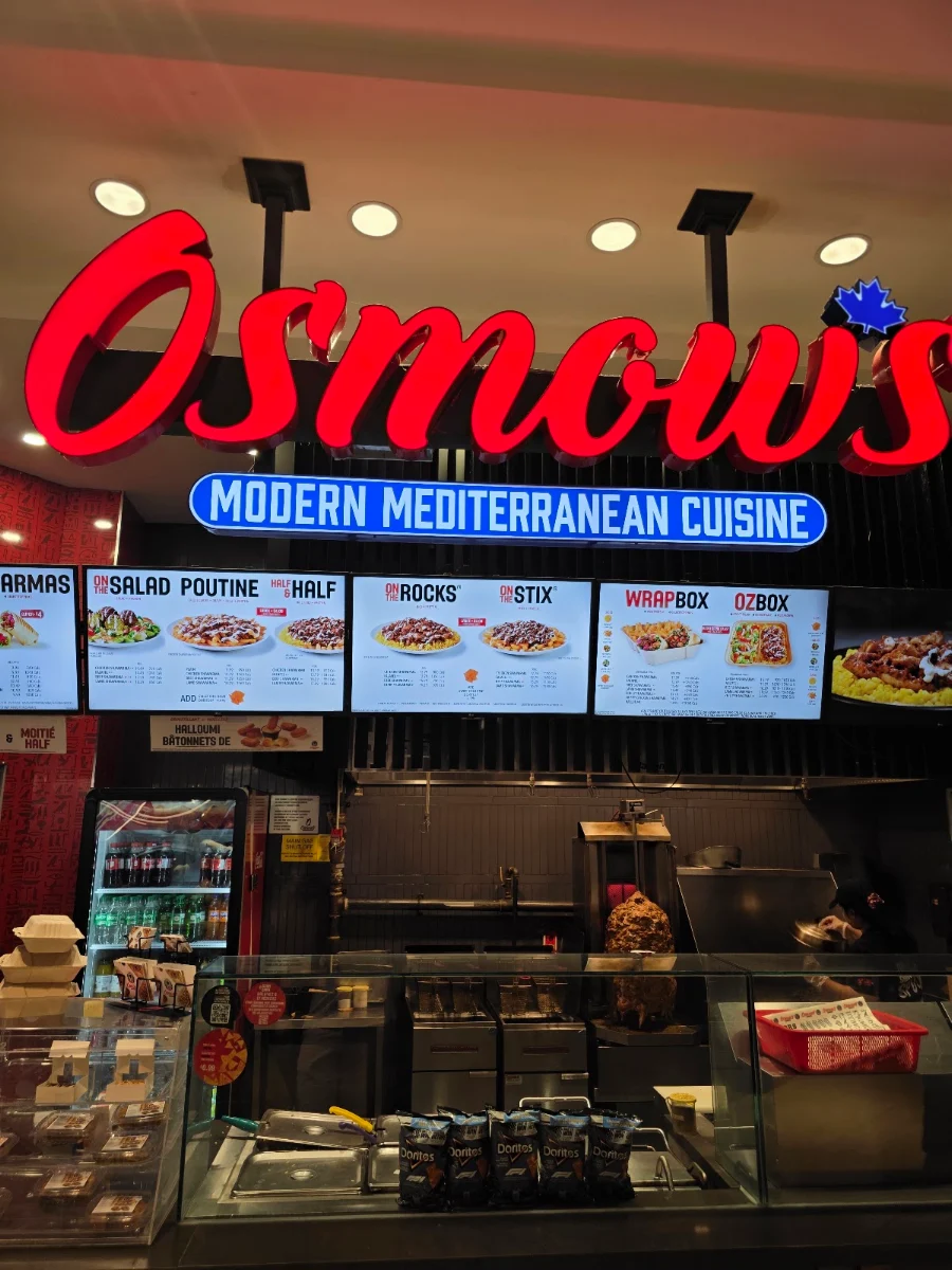 Menu, Osmow's Shawarma