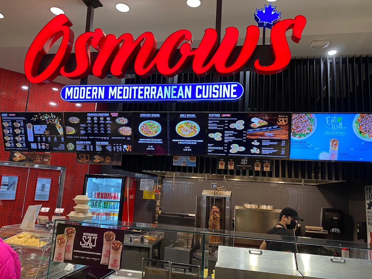 Menu, Osmow's Shawarma