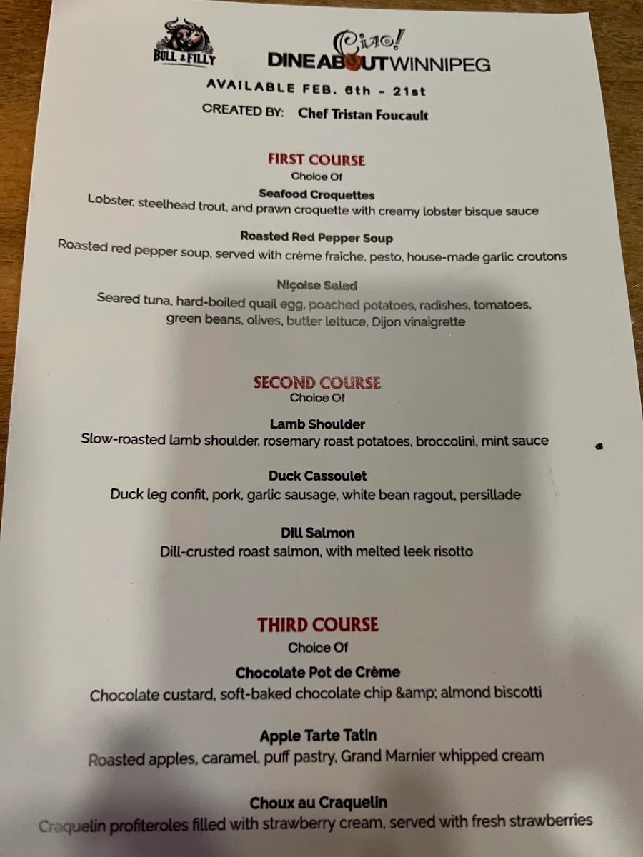 Menu photo 1