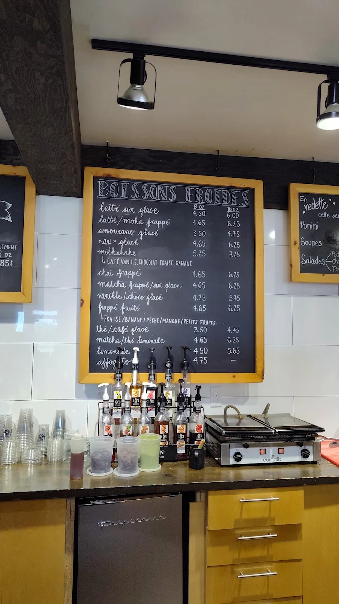 Menu, Mich Café