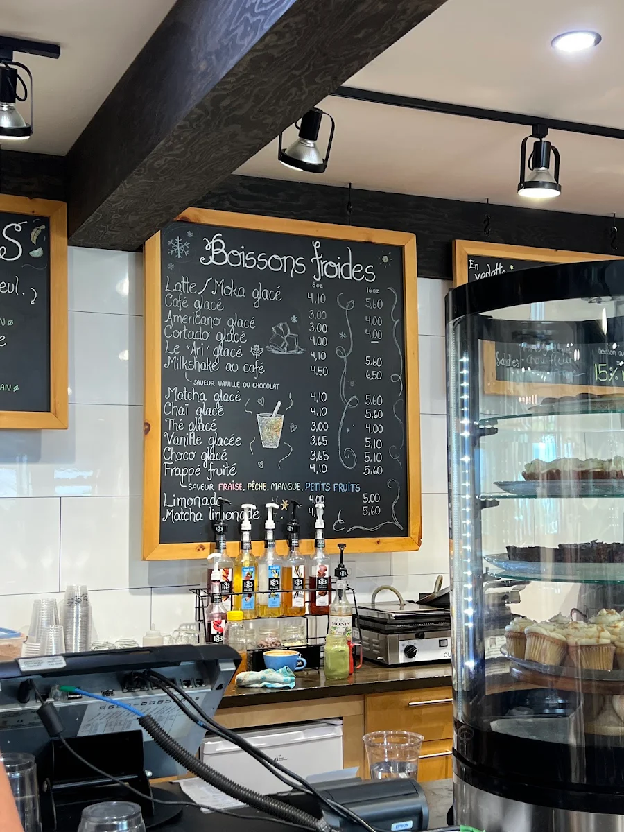 Menu, Mich Café