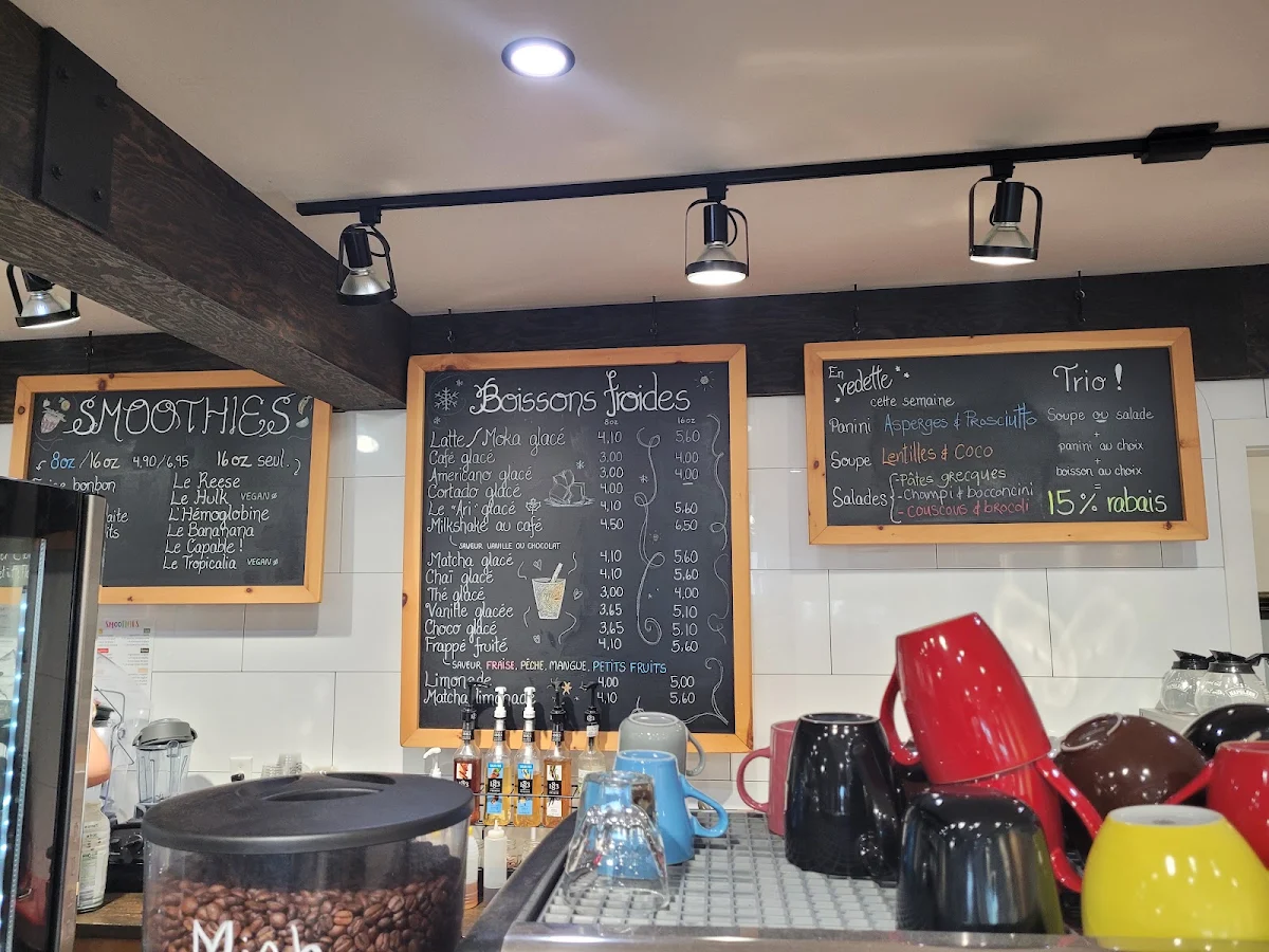 Menu, Mich Café