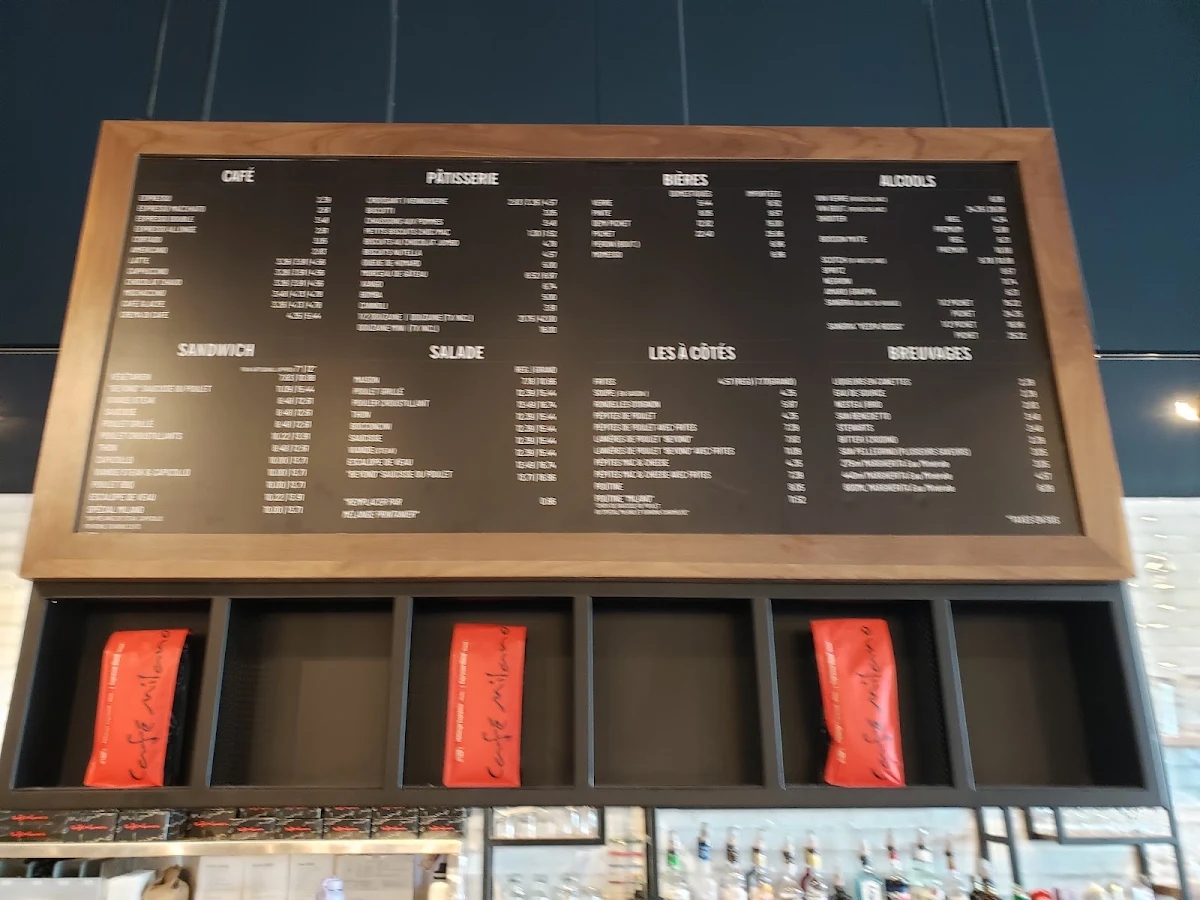 Menu, Cafe Milano West Island