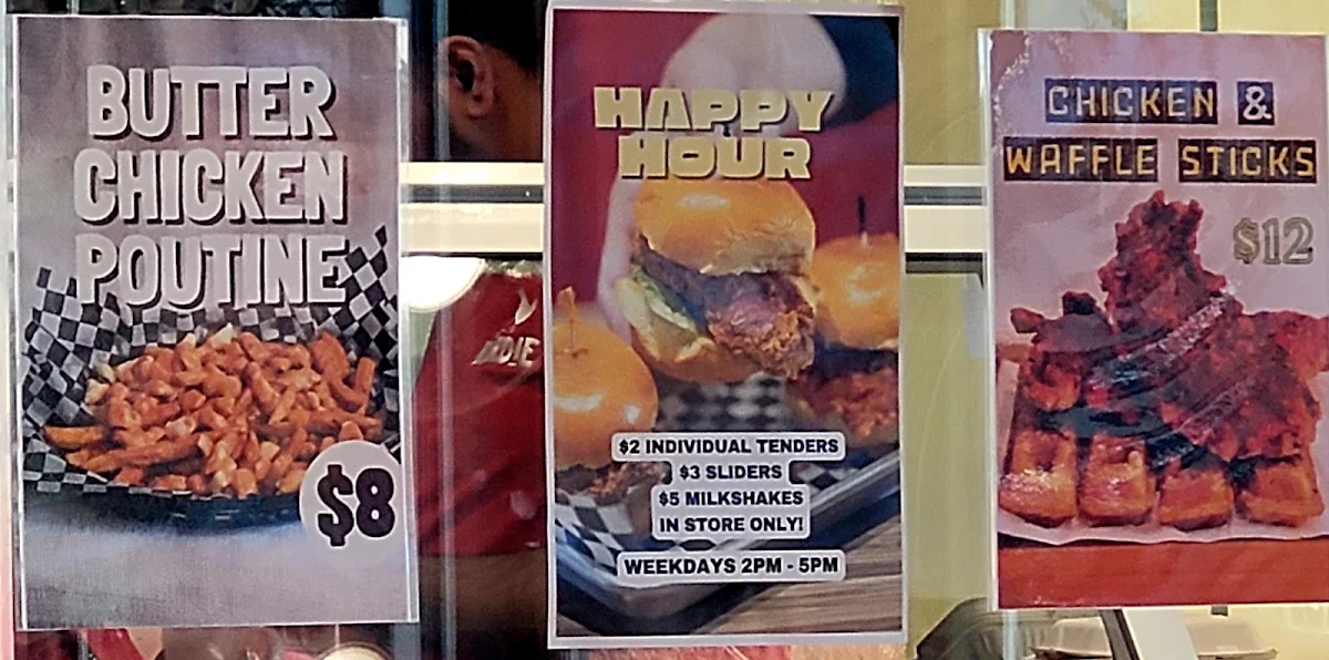 Menu, Birdie