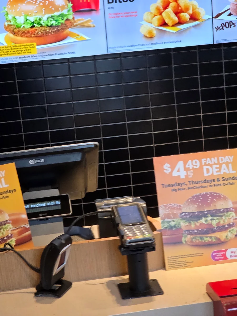 Menu, McDonald's