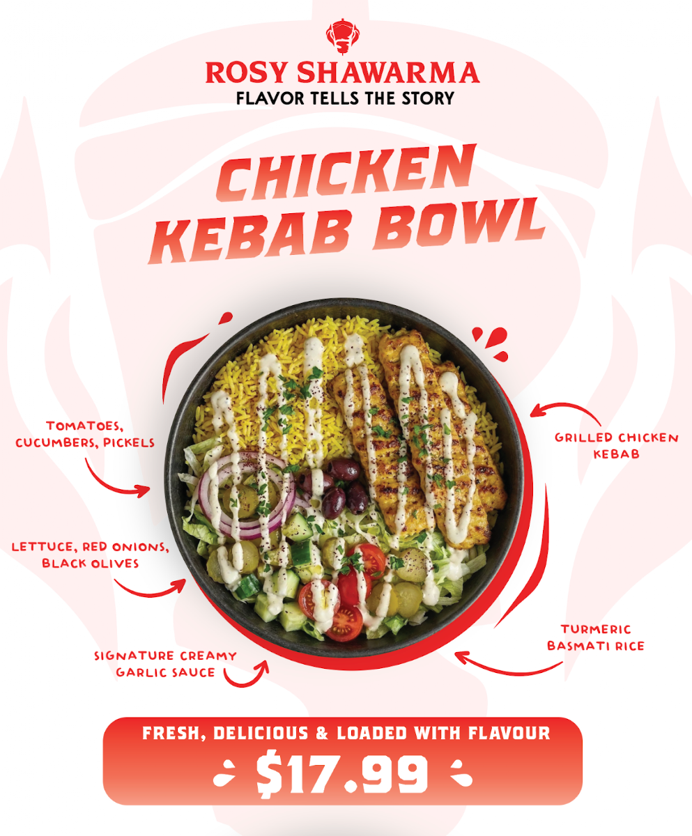Menu, Rosy Shawarma