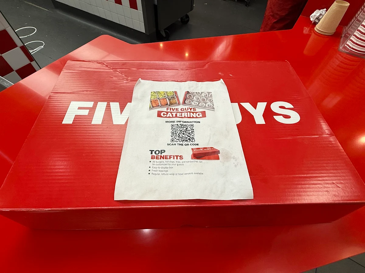 Menu, Five Guys