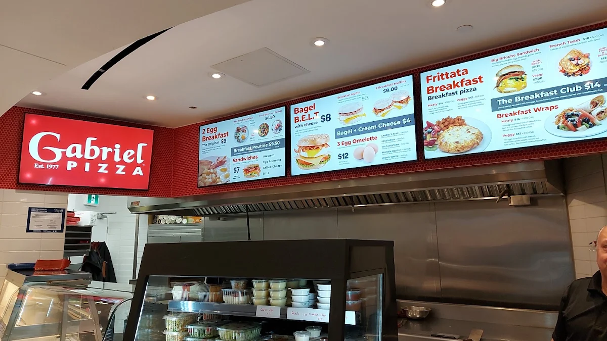 Menu, Gabriel Pizza