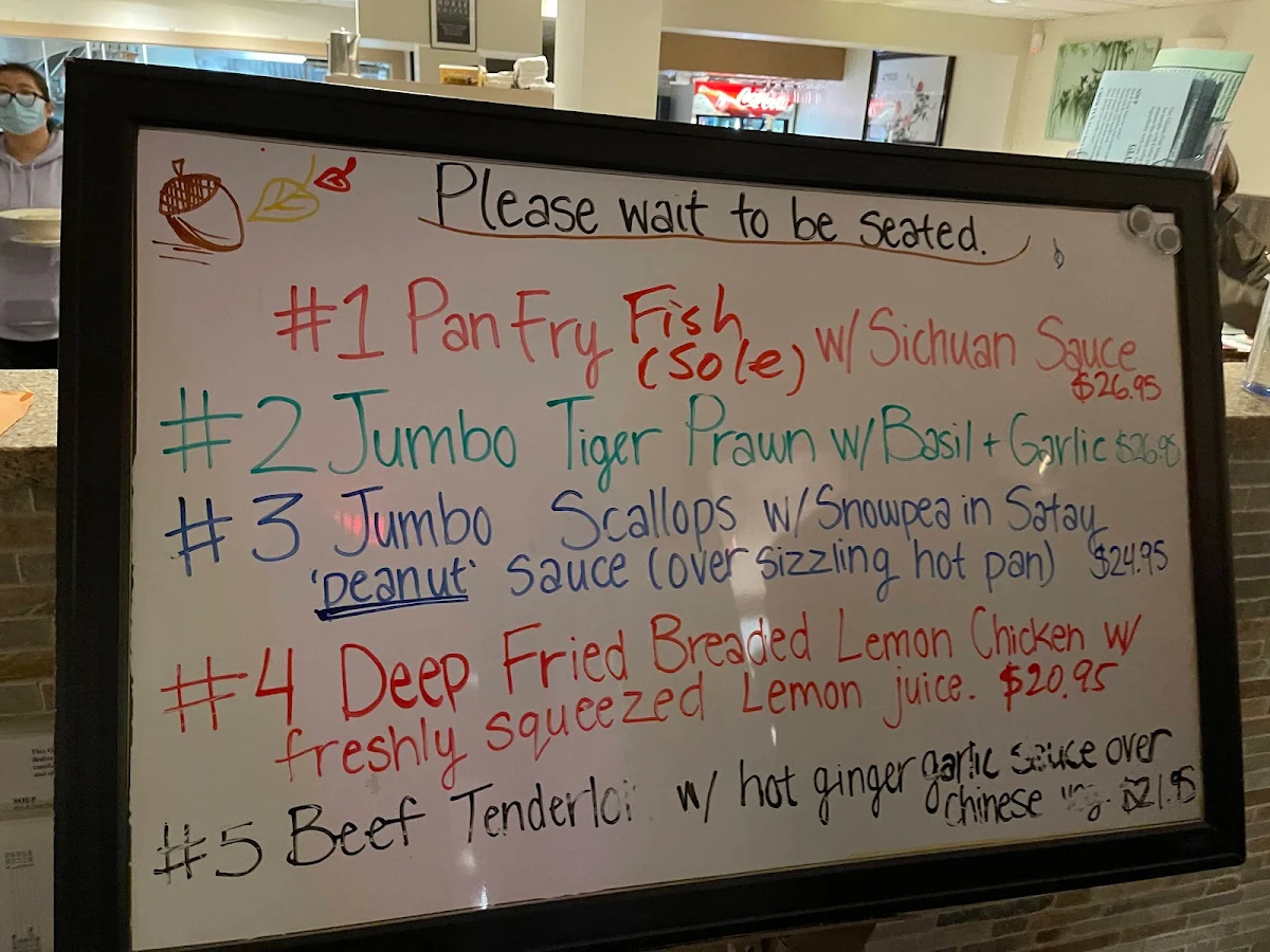 Menu, J & J Wonton Noodle House