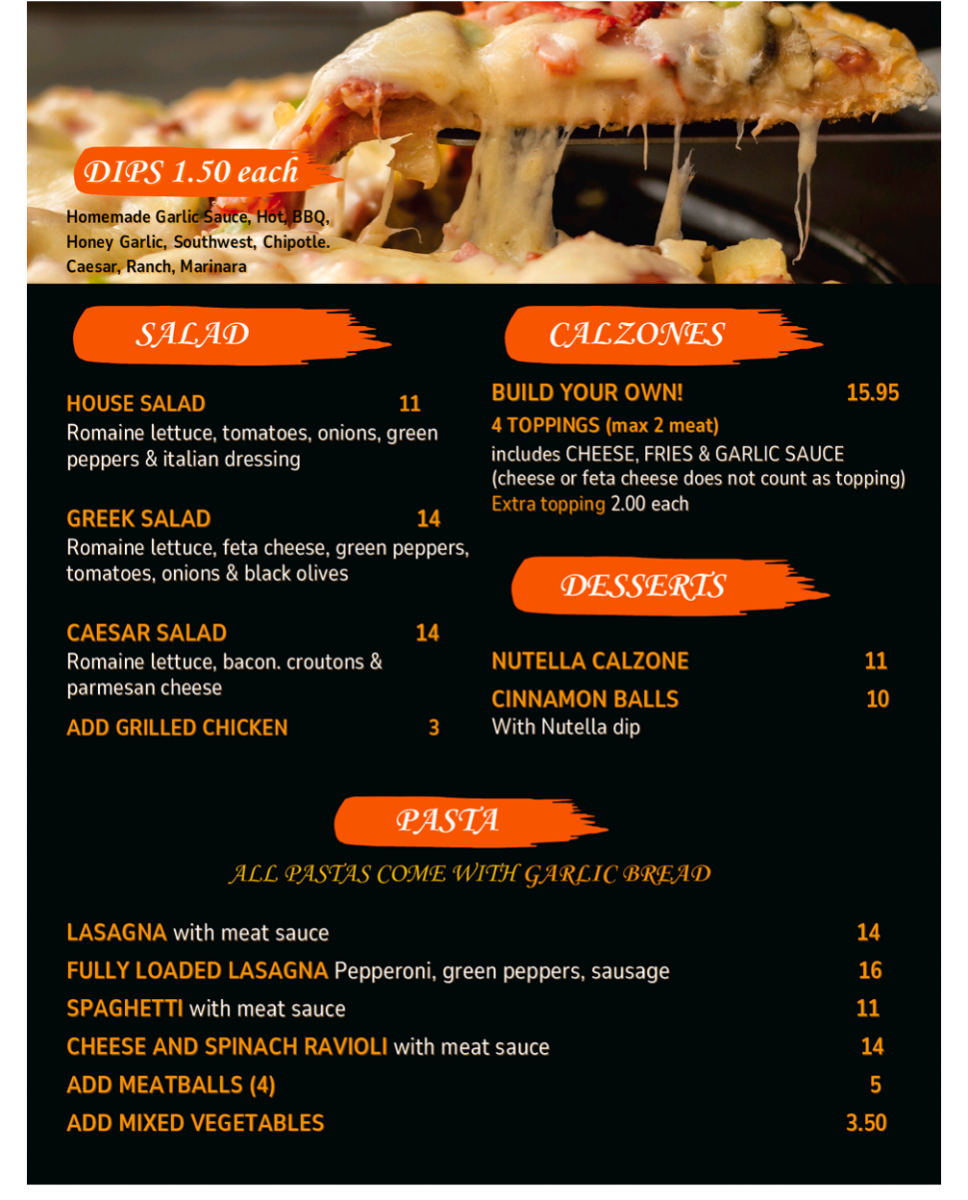 Menu photo 1