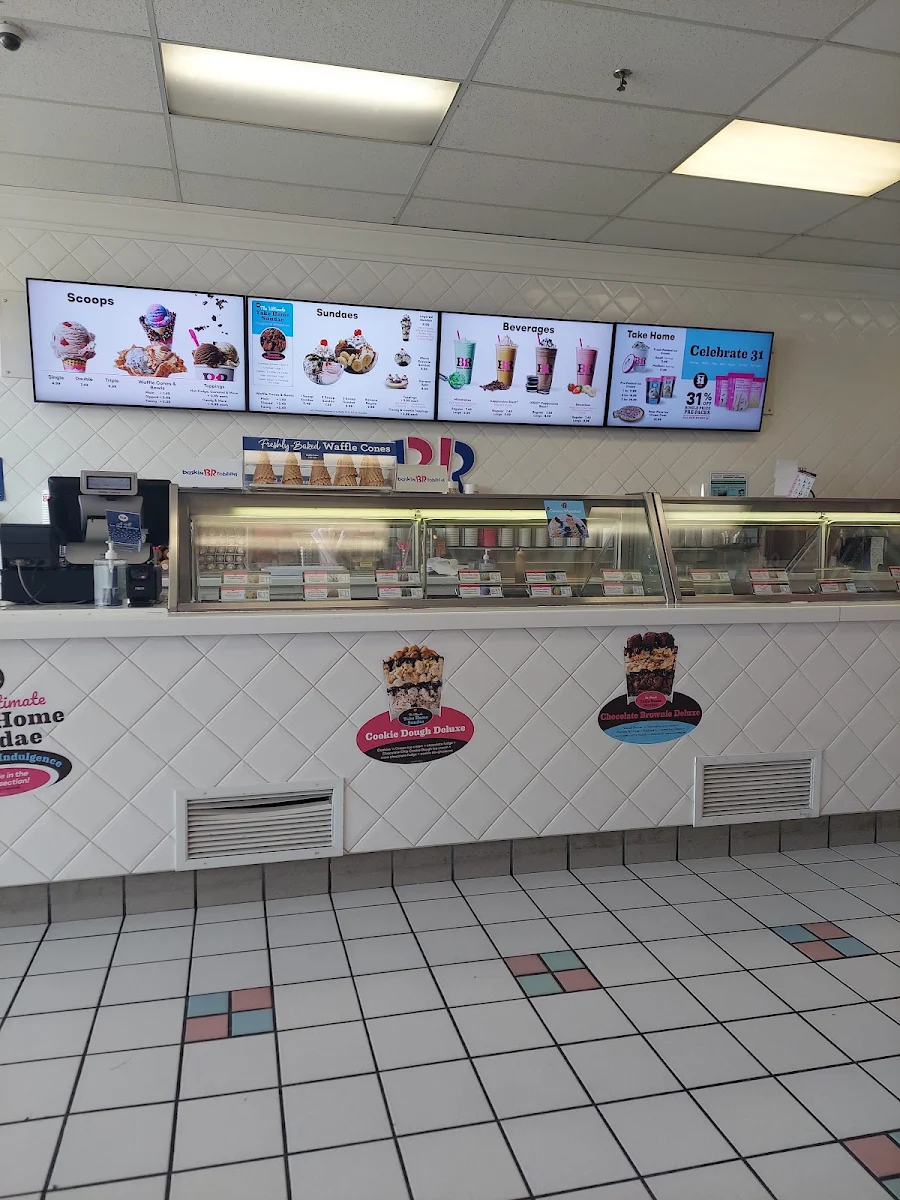 Menu, Baskin-Robbins