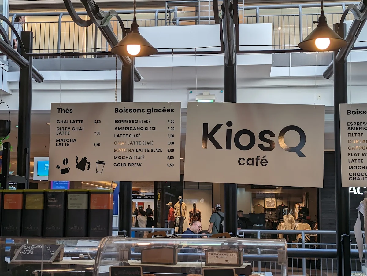 Menu, kiosQ café