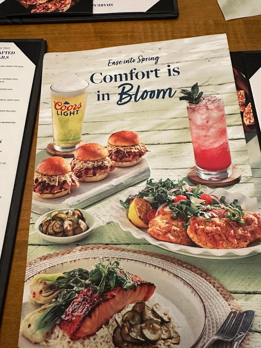 Menu, Turtle Jack's