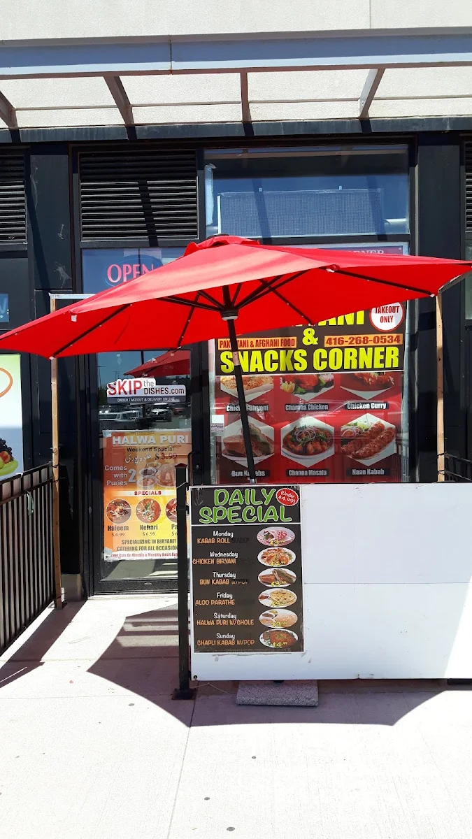 Menu, Lahori chaska & Biryani corner