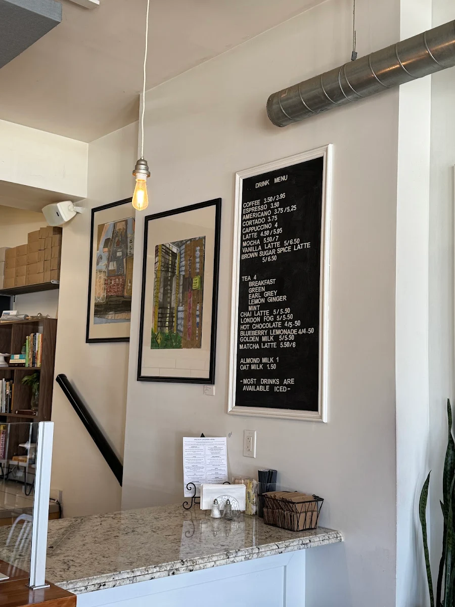 Menu, Anchor Coffee House