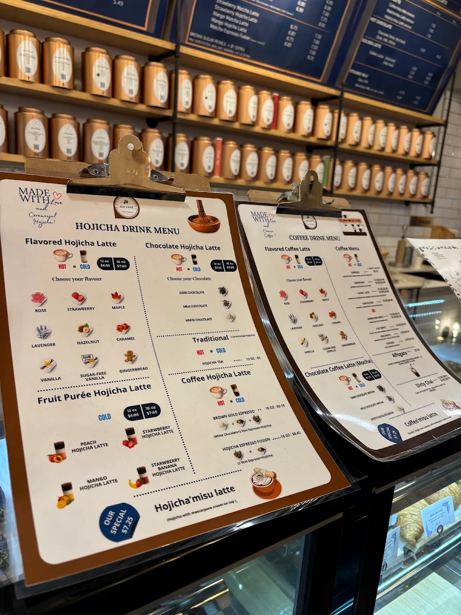 Menu, Ele Cafe ( Tea & Coffee )