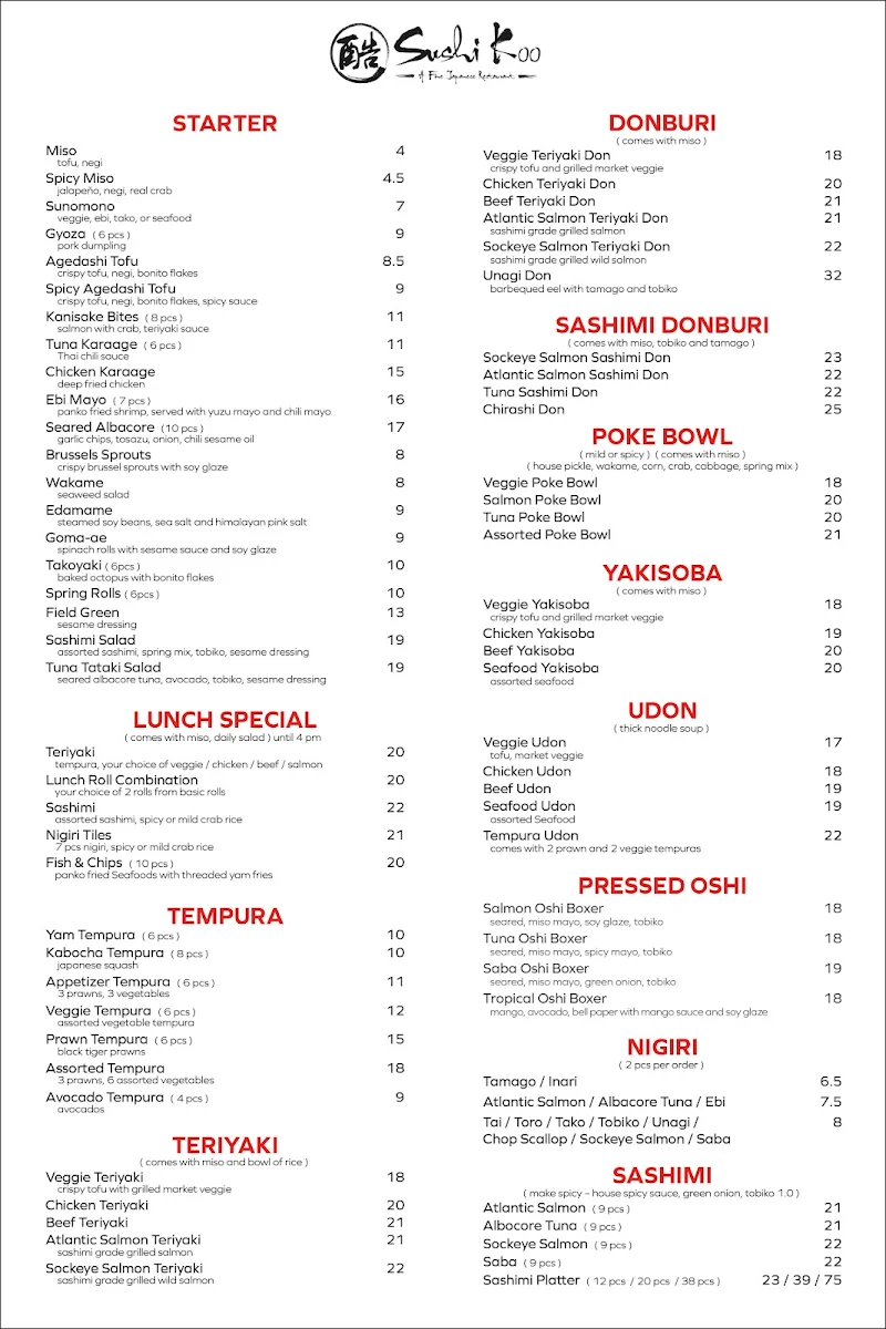 Menu photo 1
