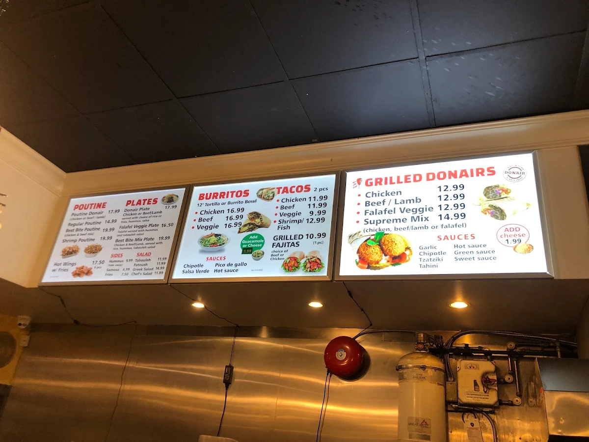 Menu, BEST BITE DONAIR