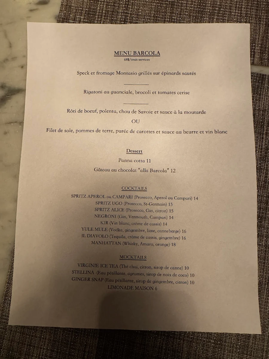 Menu photo 1