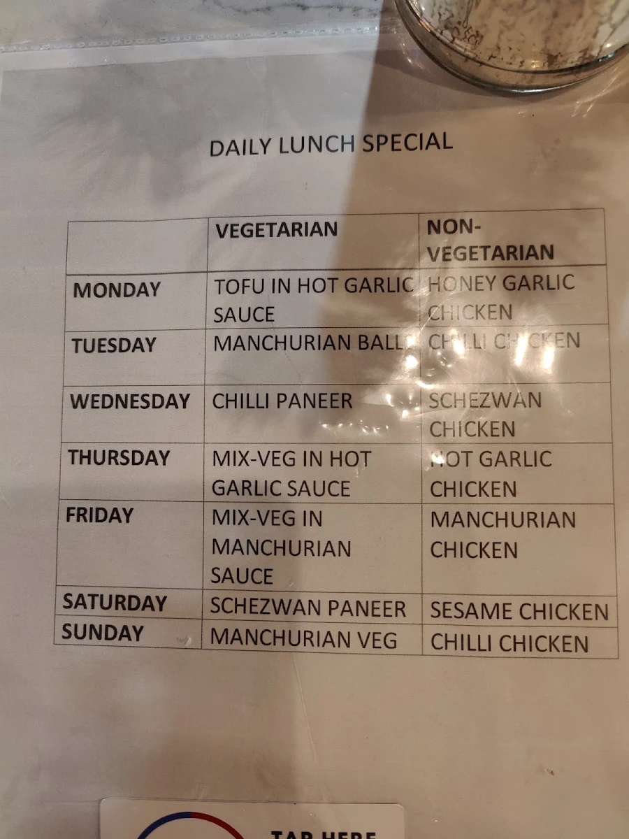 Menu, Hakka Nation