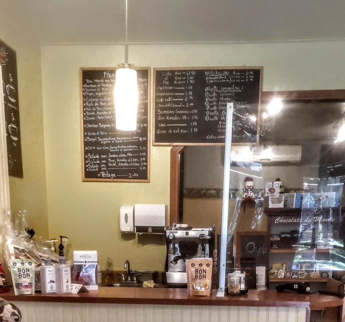 Menu, Aux 3 Chocolats