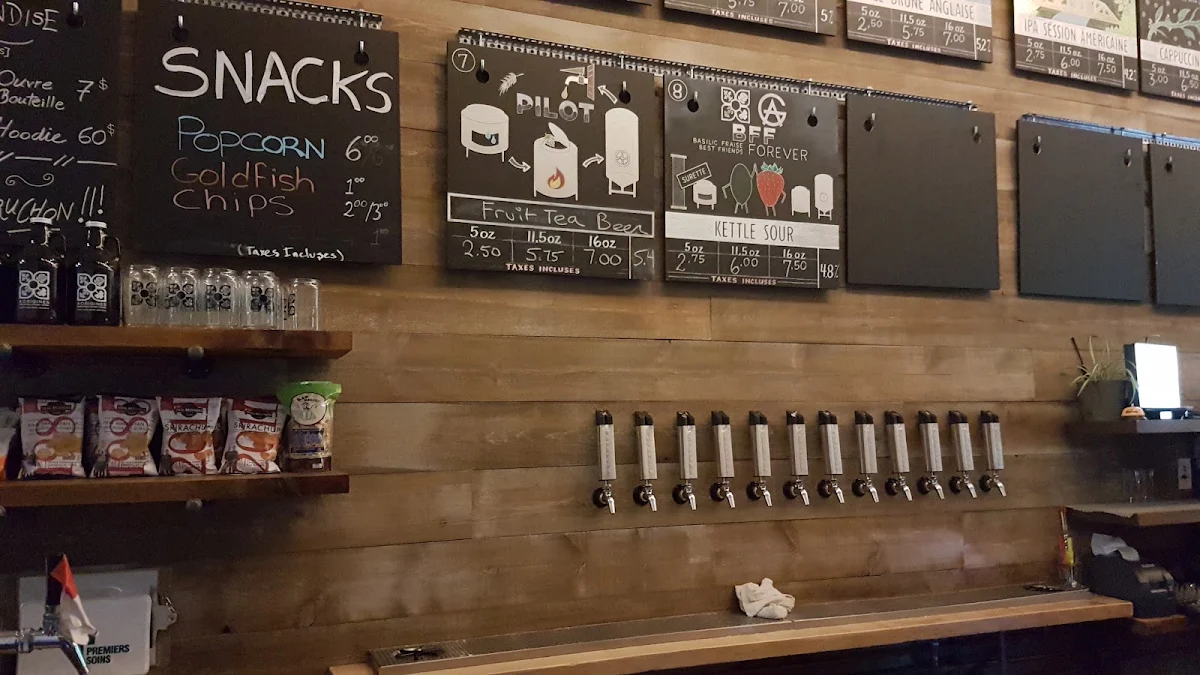 Menu, 4 Origines - Microbrasserie / Pointe-St-Charles