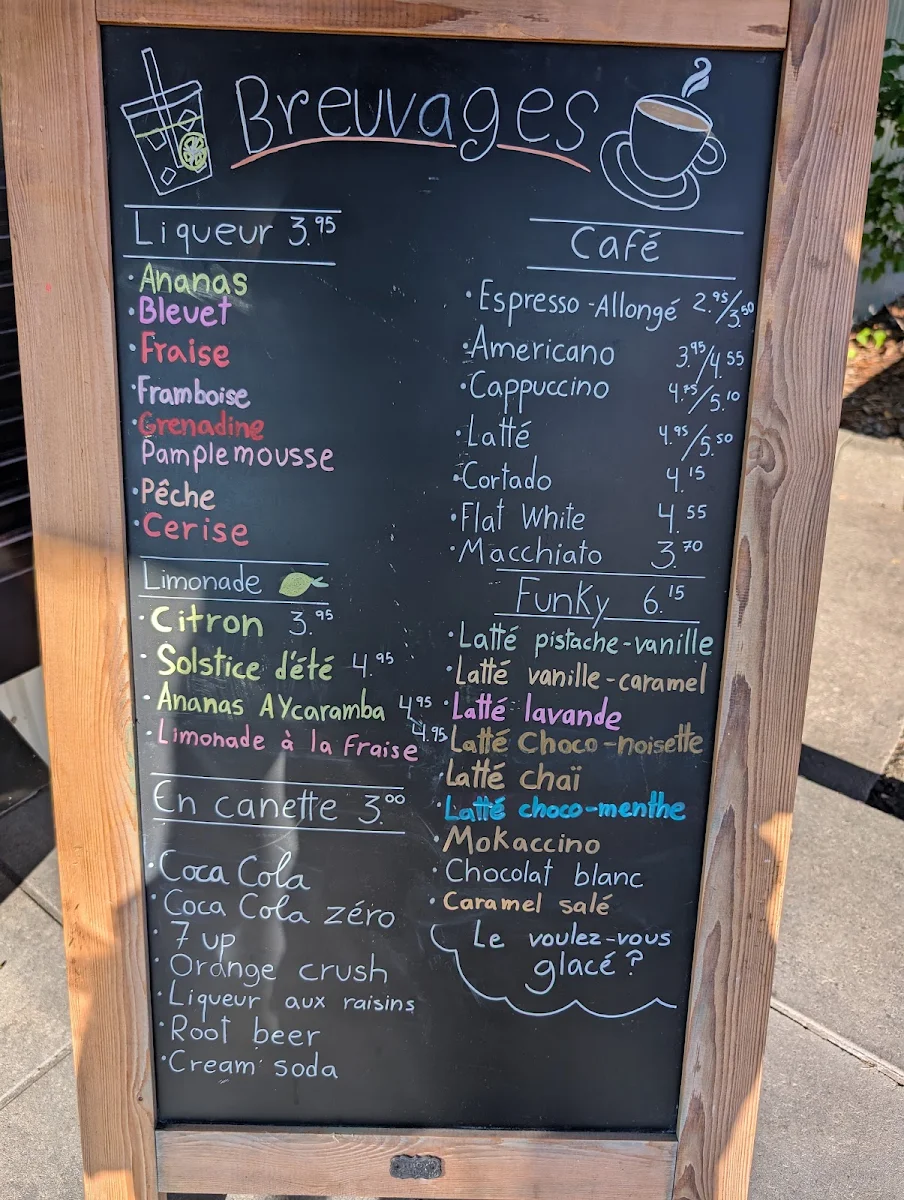 Menu, Jeff Le boulanger