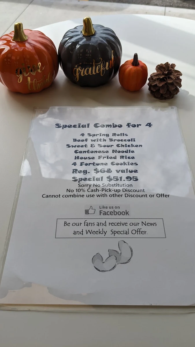 Menu, The King's Kitchen