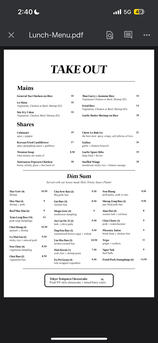 Menu photo 2