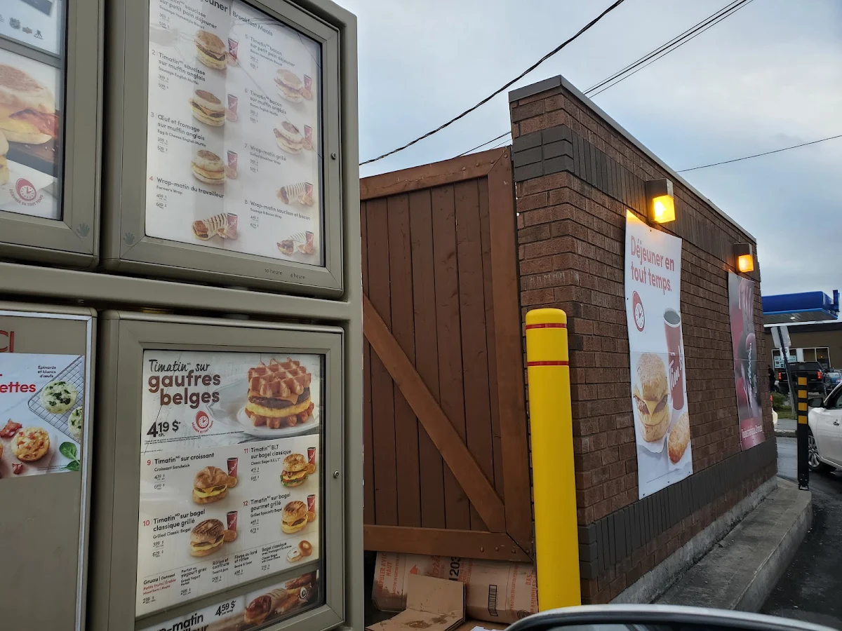 Menu, Tim Hortons